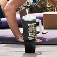 Gun Lovers Tumbler With Handle Money Cant Buy Happiness But It Can Buy Guns Retro USA Flag