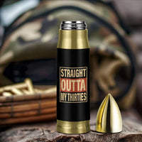 40th Birthday Bullet Tumbler Straight Outta My Thirties 1986 40 Year Old Birthday