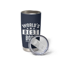 World's Best Boss Tumbler Cup Gifts for Office Male Female Bosses Coworkers Leaders Managers