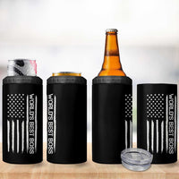 World's Best Boss 4 in 1 Can Cooler Tumbler Gifts for Office Male Female Bosses Coworkers American Flag