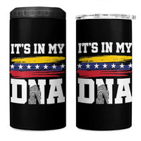 Venezuelan Blood Inside Me 4 in 1 Can Cooler Tumbler Its In My DNA Venezuela Flag Heritage Pride