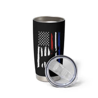 Hunting Gifts For Men Tumbler Cup Id Rather Be In The Woods Deer Hunting American Flag