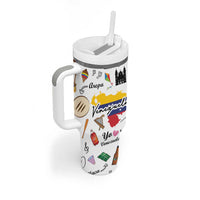 Venezuela Tumbler With Handle I Am a Proud Venezuelan Venezolanos Travel Mug - Wonder Print Shop