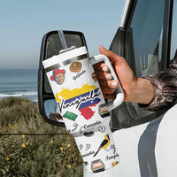 Venezuela Tumbler With Handle I Am a Proud Venezuelan Venezolanos Travel Mug - Wonder Print Shop
