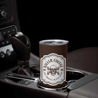 Skull Coffee Lovers Gift Tumbler Cup Halloween Skeleton Killer - Wonder Print Shop