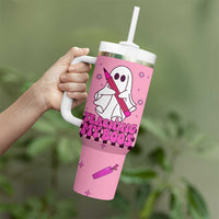 Personalized Halloween Teacher Gift Tumbler With Handle Custom Name Funny Ghost Teaching My Boos - Wonder Print Shop