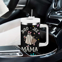 Boo Jee Ghost Tumbler With Handle Spooky Season Mom Mama Halloween Gift - Wonder Print Shop