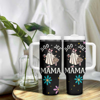 Boo Jee Ghost Tumbler With Handle Spooky Season Mom Mama Halloween Gift - Wonder Print Shop