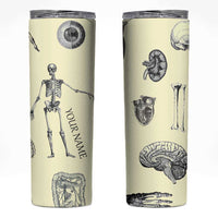 Personalized Xray Tech Skinny Tumbler Custom Name Halloween Iced Coffee Gift For Xray Student Radiologist Radiology Work - Wonder Print Shop