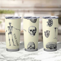 Personalized Xray Tech Tumbler Cup Custom Name Halloween Iced Coffee Gift For Xray Student Radiologist Radiology Work - Wonder Print Shop