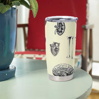 Personalized Xray Tech Tumbler Cup Custom Name Halloween Iced Coffee Gift For Xray Student Radiologist Radiology Work - Wonder Print Shop