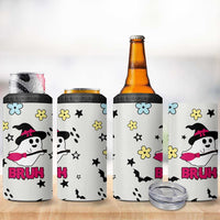 Little Ghost Ice Coffee 4 in 1 Can Cooler Tumbler Halloween Boo Spooky Ghost Travel Cup - Wonder Print Shop