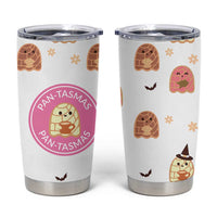 Pantasmas Mexican Halloween Tumbler Cup Spanish Latina Ghost Pan Dulce