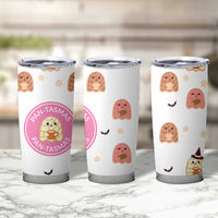 Pantasmas Mexican Halloween Tumbler Cup Spanish Latina Ghost Pan Dulce
