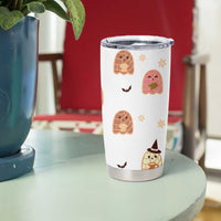 Pantasmas Mexican Halloween Tumbler Cup Spanish Latina Ghost Pan Dulce