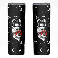 Goth Juice Skinny Tumbler Halloween Skull Lovers Spooky Gifts for Women - Wonder Print Shop