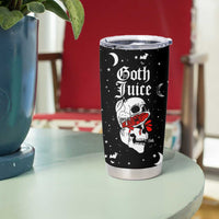 Goth Juice Tumbler Cup Halloween Skull Lovers Spooky Gifts for Women - Wonder Print Shop