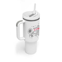 Gifts For Sister Tumbler With Handle Id Walk Through Fire For You Flower
