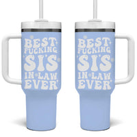 Sister in Law Gifts Tumbler With Handle Best Fcking Sis In Law Ever
