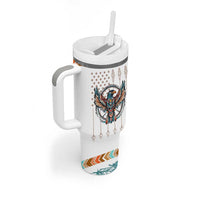 Native American Indian Day Pride Tumbler With Handle I'm Not As White As I Look - Wonder Print Shop