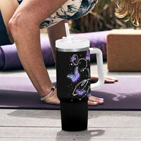 Suicide Prevention Awareness Tumbler With Handle Choose To Keep Going