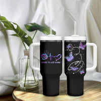 Suicide Prevention Awareness Tumbler With Handle Choose To Keep Going