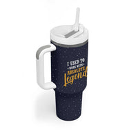 Going Away Gift For Coworker Tumbler With Handle I Used To Work With Absolute Legend
