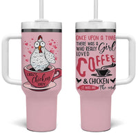 Crazy Chicken Lady Tumbler With Handle Funny Farmhouse Garden Animal Lover Gifts
