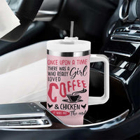 Crazy Chicken Lady Tumbler With Handle Funny Farmhouse Garden Animal Lover Gifts