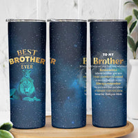 Best Brother Ever Skinny Tumbler Brothers Adult Big Brother Gifts Lion