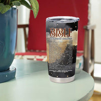 Bible Emergency Numbers Tumbler Cup Bible Verse Religious Gifts For Afro Women