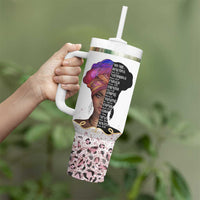 Christian Gifts For Afro Women Tumbler With Handle You Are Bible Verse Religious Gifts Leopard