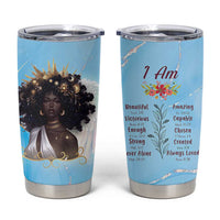 Christian Gifts for Black Women Tumbler Cup African American Afro Black Girl Encouragement Religious Gift - Wonder Print Shop