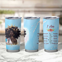 Christian Gifts for Black Women Tumbler Cup African American Afro Black Girl Encouragement Religious Gift - Wonder Print Shop