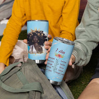 Christian Gifts for Black Women Tumbler Cup African American Afro Black Girl Encouragement Religious Gift - Wonder Print Shop