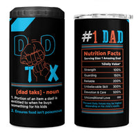 Dad Tax 4 in 1 Can Cooler Tumbler Funny Birthday Christmas Gift For Men Stepdad Bonus Dad Uncle - Wonder Print Shop