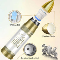 Fathers Day Grandpa Bullet Tumbler Best Grandpa Ever Grandfather Camo American Flag USA