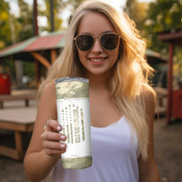 Fathers Day Grandpa Skinny Tumbler Best Grandpa Ever Grandfather Camo American Flag USA