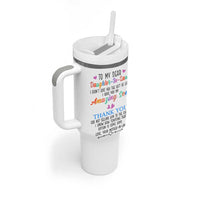 Gifts For Daughter In Law Tumbler With Handle Funny Wedding Day Gift From Mother In Law