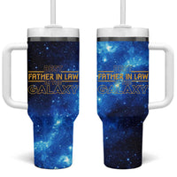 Father-In-Law Gifts Tumbler With Handle Best Father In Law In The Galaxy