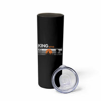 King Of The Camper Skinny Tumbler Outdoor Camping Mountain Nature Hiking Camp Lover Gift