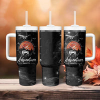 Adventure Awaits Tumbler With Handle Camping Mountain Nature Hiking Camp Lover Gift