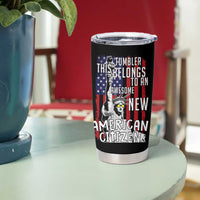 New American Citizen Gift Tumbler Cup Funny US Citizenship Congratulations Presents