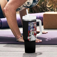 New American Citizen Gift Tumbler With Handle Funny US Citizenship Congratulations Presents