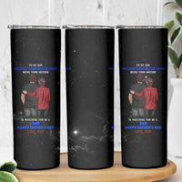 Fathers Day Son Gifts from Mom Skinny Tumbler To My Son Gift