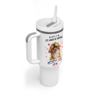 Funny Dog Lovers Tumbler With Handle Admit It Life Would be Boring Without Me