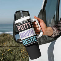Funny Bestie Gifts Tumbler With Handle Potty Mouth Gag Gifts For Women Best Friend BFF Work Bestie