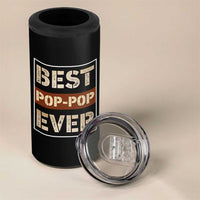 Grandpa 4 in 1 Can Cooler Tumbler Best Pop-Pop Ever Vintage Fathers Day Gift - Wonder Print Shop