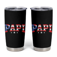 Puerto Rican Papi Tumbler Cup Dad Puerto Rico Pride Boricua Father's Day