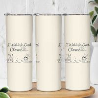 Long Distance Friends Gifts Skinny Tumbler I Wish We Lived Closer Besties Sister Friendship Birthday Gift